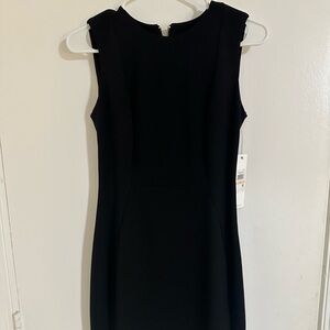 Calvin Klein Black Dress with Gold Zipper